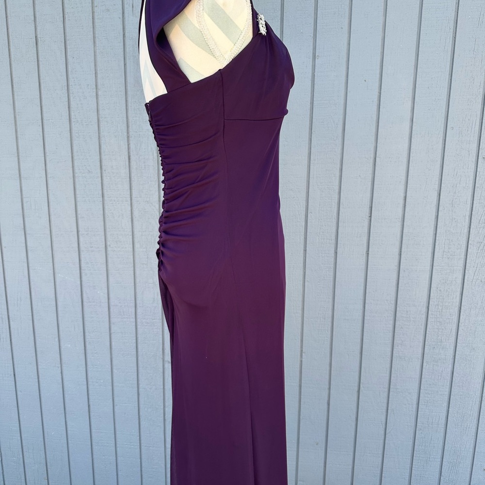 R & M Richards Purple Evening Gown - Picture 10 of 12